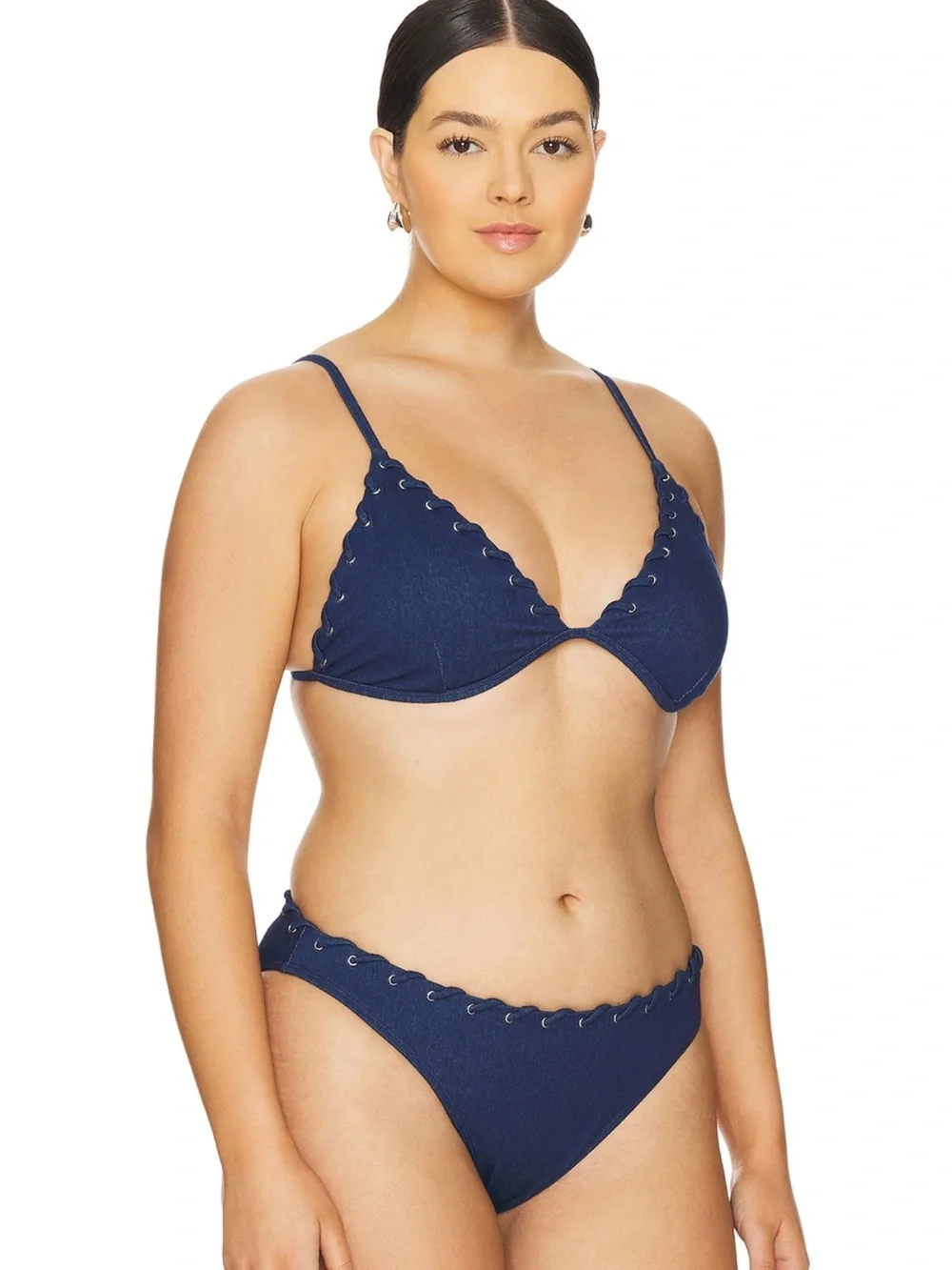Good American Bikini in Swim Denim